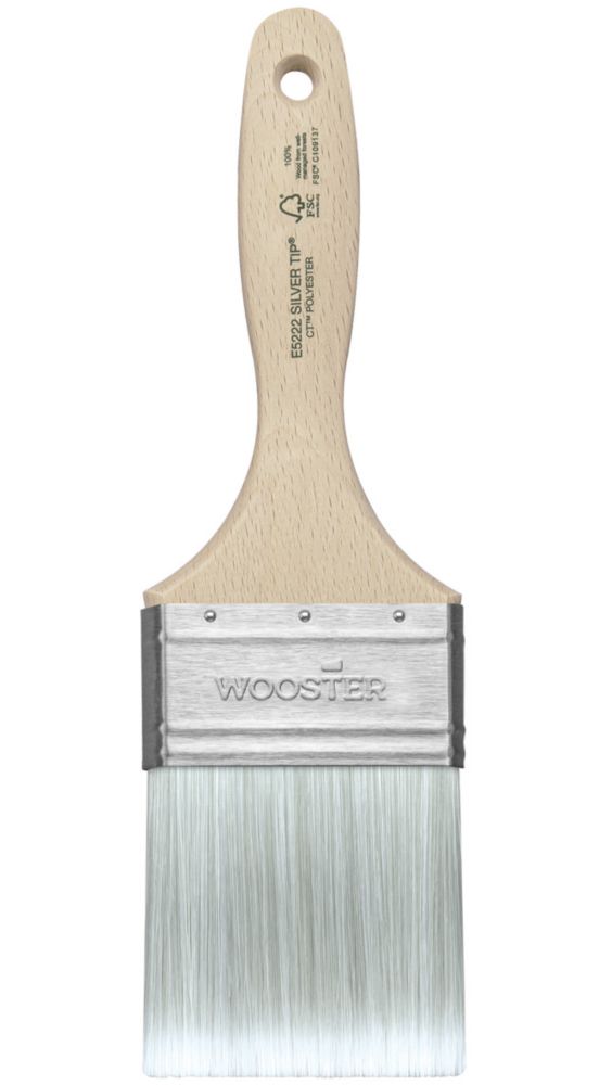 Image of Wooster Silver Tip Varnish Paintbrush 3" 