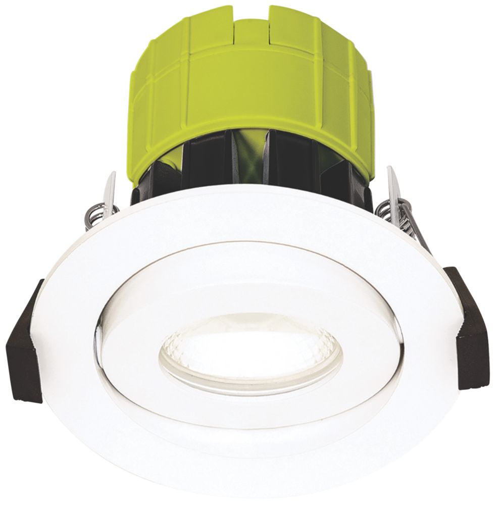 Image of Luceco FType Adjustable Fire Rated LED Downlight White 6W 600lm 