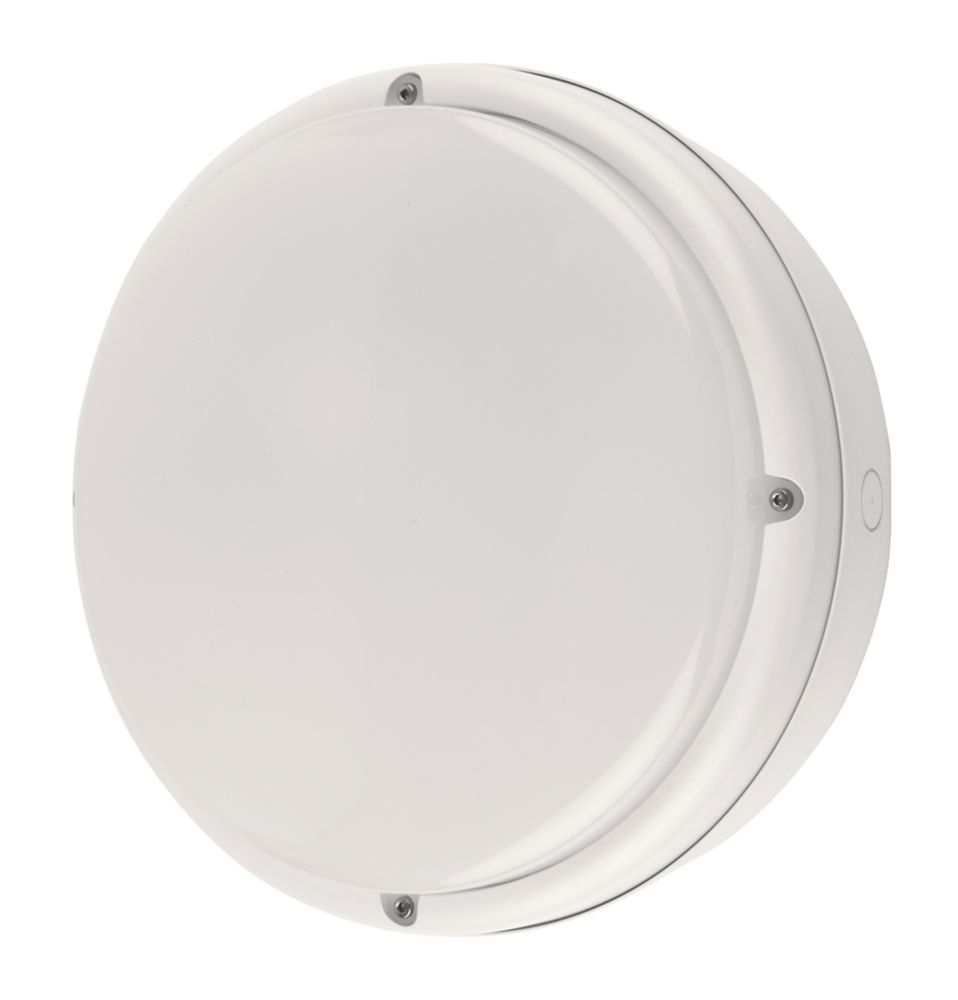 Image of Philips Ledinaire Indoor & Outdoor Maintained Emergency Round LED Bulkhead White 17W 1700lm 