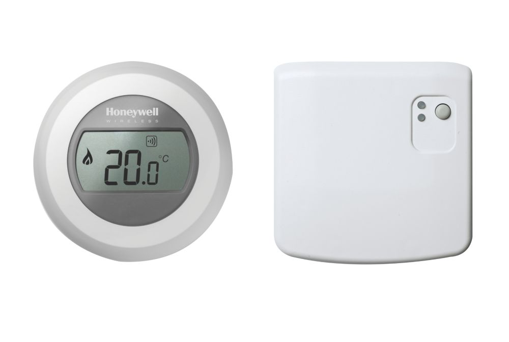 Image of Honeywell Home Wireless Heating & Hot Water Single Zone Thermostat Mobile Compatible White 