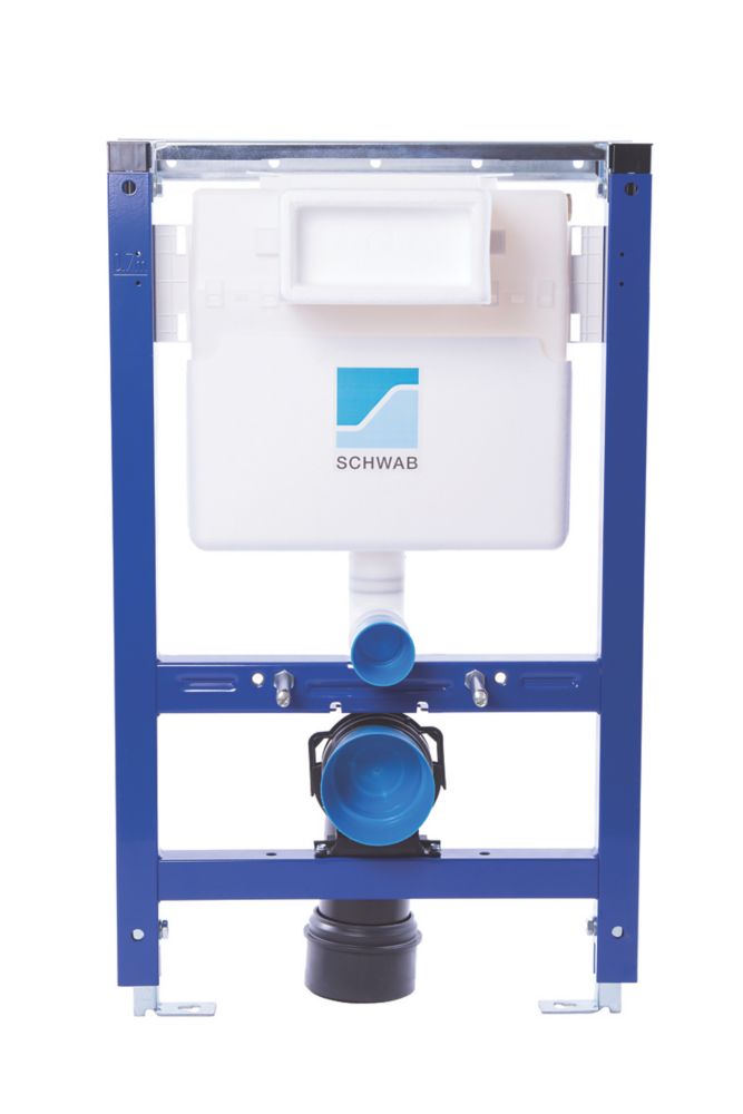 Image of Fluidmaster Schwab Duplo XS In-Wall Toilet Frame & Cistern 820-1020mm 