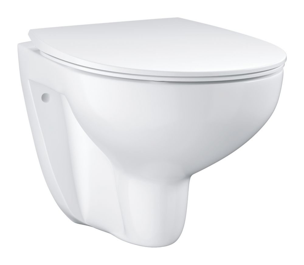 Image of Grohe Bau Ceramic Wall-Hung Toilet 