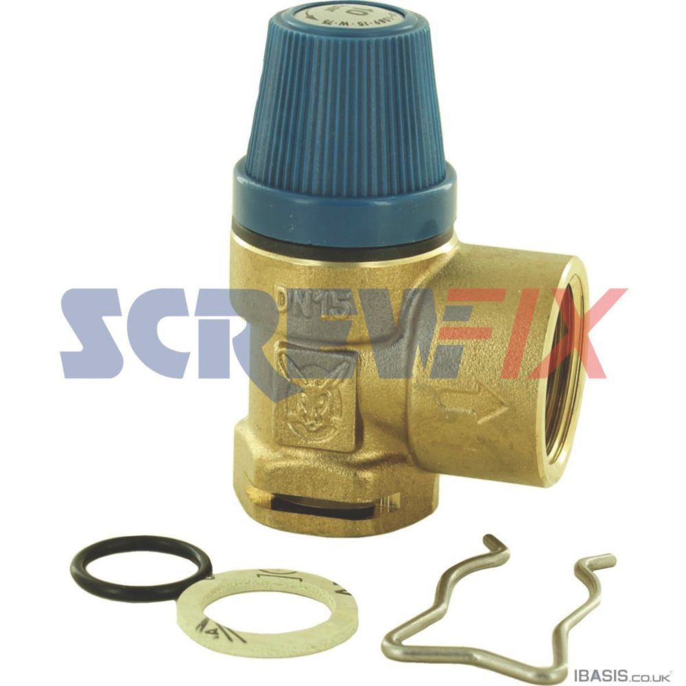 Image of Vaillant 190745 10Bar Pressure Relief Valve 