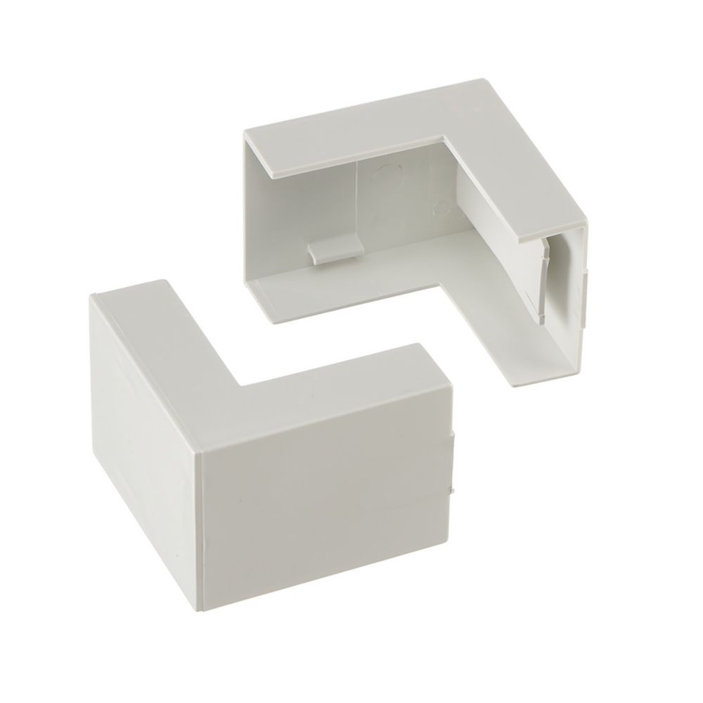 Image of Deta TTE External Trunking Angles 38mm x 16mm 2 Pack 