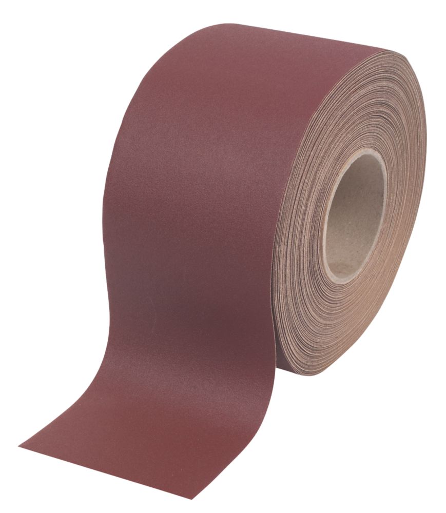 Image of Flexovit Aluminium Oxide Sanding Roll Unpunched 25m x 115mm 80 Grit 
