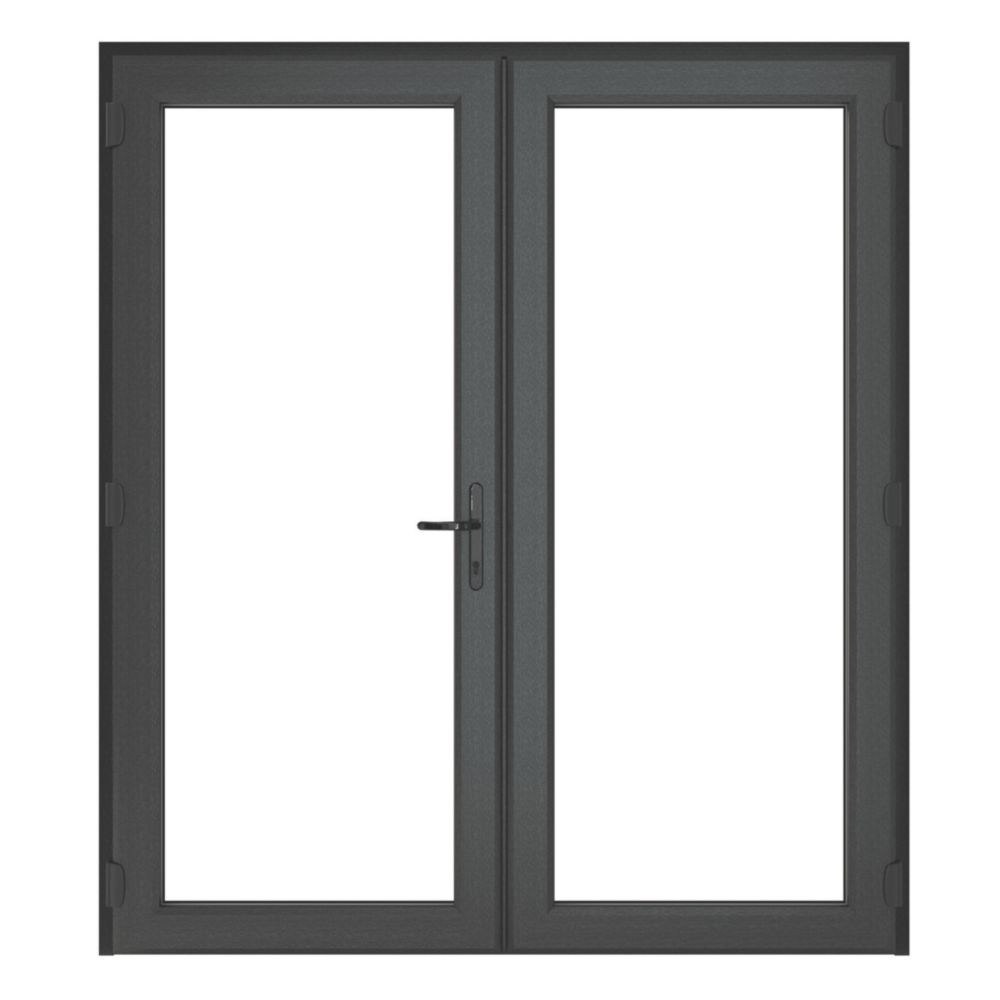 Image of Crystal Anthracite Grey uPVC French Door Set 2055mm x 1790mm 