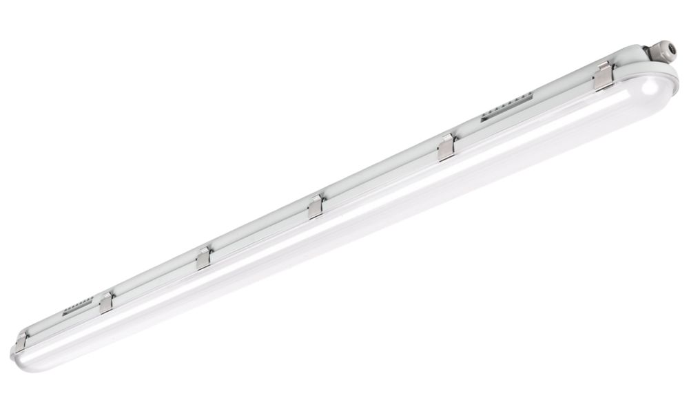 Image of Luceco Climate Single 4ft Maintained Emergency LED Non-Corrosive Batten 40W 4800lm 