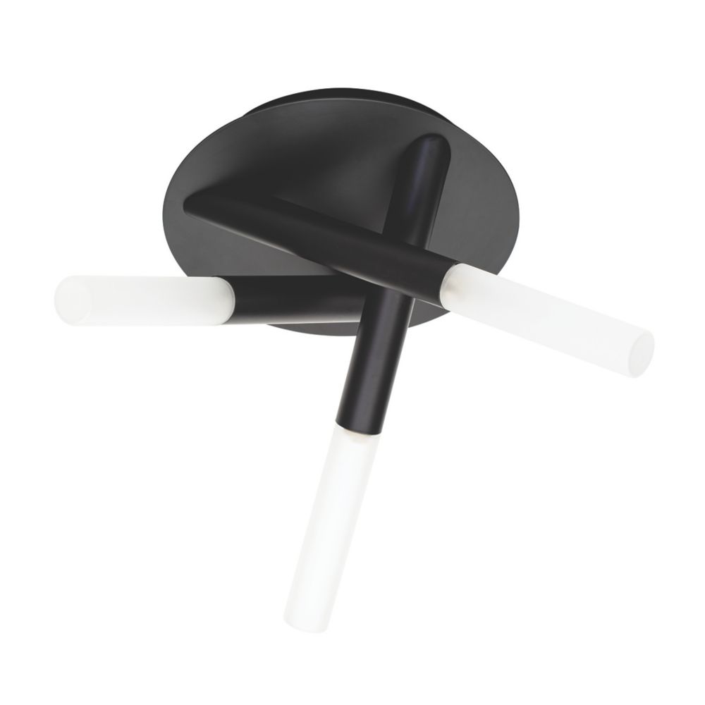 Image of Spa Crux 3-Light Ceiling Fitting Satin Black 