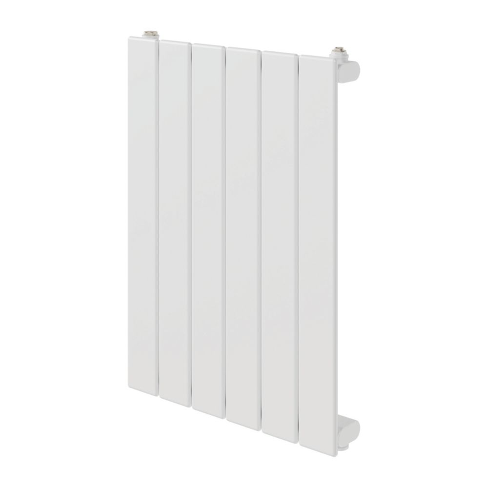 Image of Moretti Modena Designer Radiator 600mm x 433mm White 1177BTU 