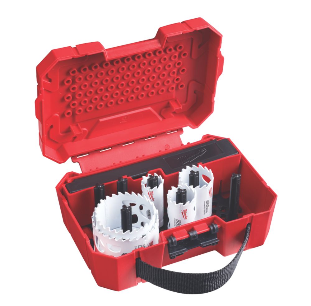 Image of Milwaukee Hole Dozer 5-Saw Multi-Material Carbide Tip Holesaw Set 