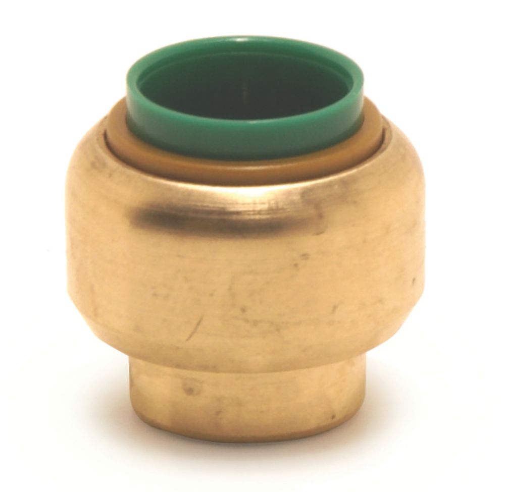 Image of Tectite Classic T61 Brass Push-Fit Stop End 3/4" 