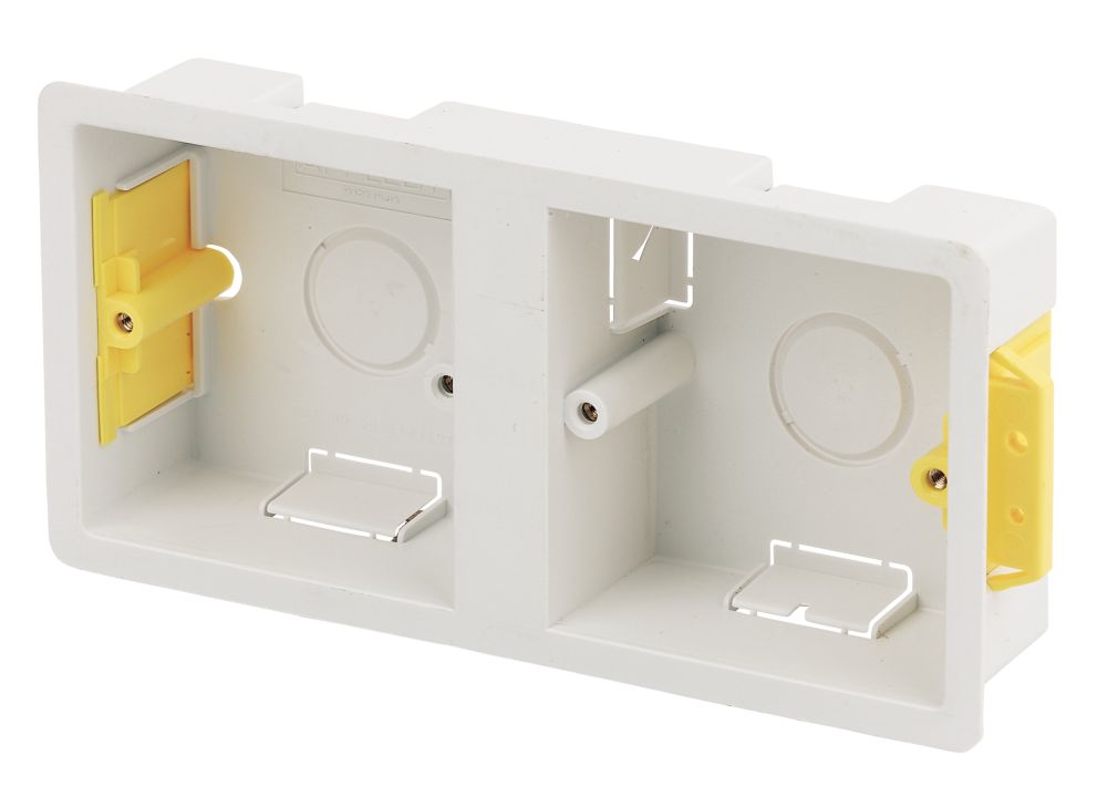 Image of Appleby 1 + 1-Gang Dry Lining Knockout Box 35mm 