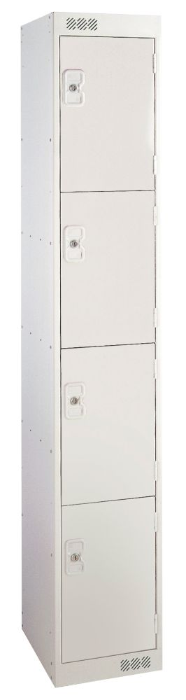 Image of M12514GUGU00 Security Locker 4-Door Grey 