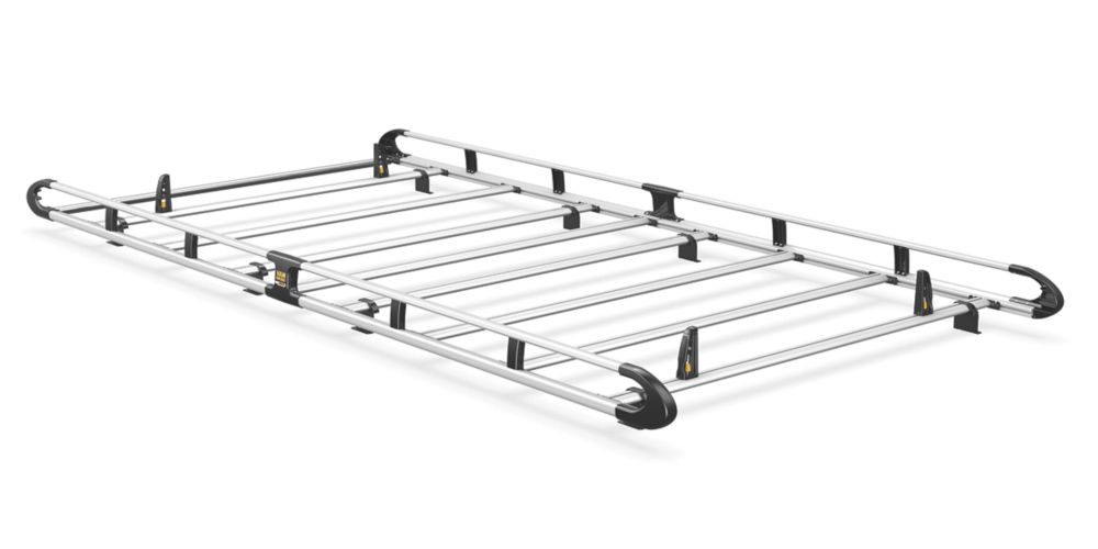 Image of Van Guard Peugeot Boxer 2006 on Roof Rack - 8-bar ULTIRack+ L3 H2 Twin Door 