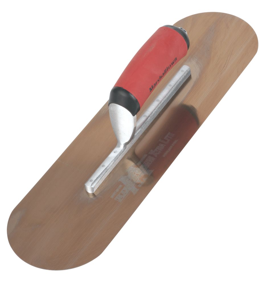 Image of Marshalltown Round-End Swimming Pool Trowel 16" x 4 1/2" 
