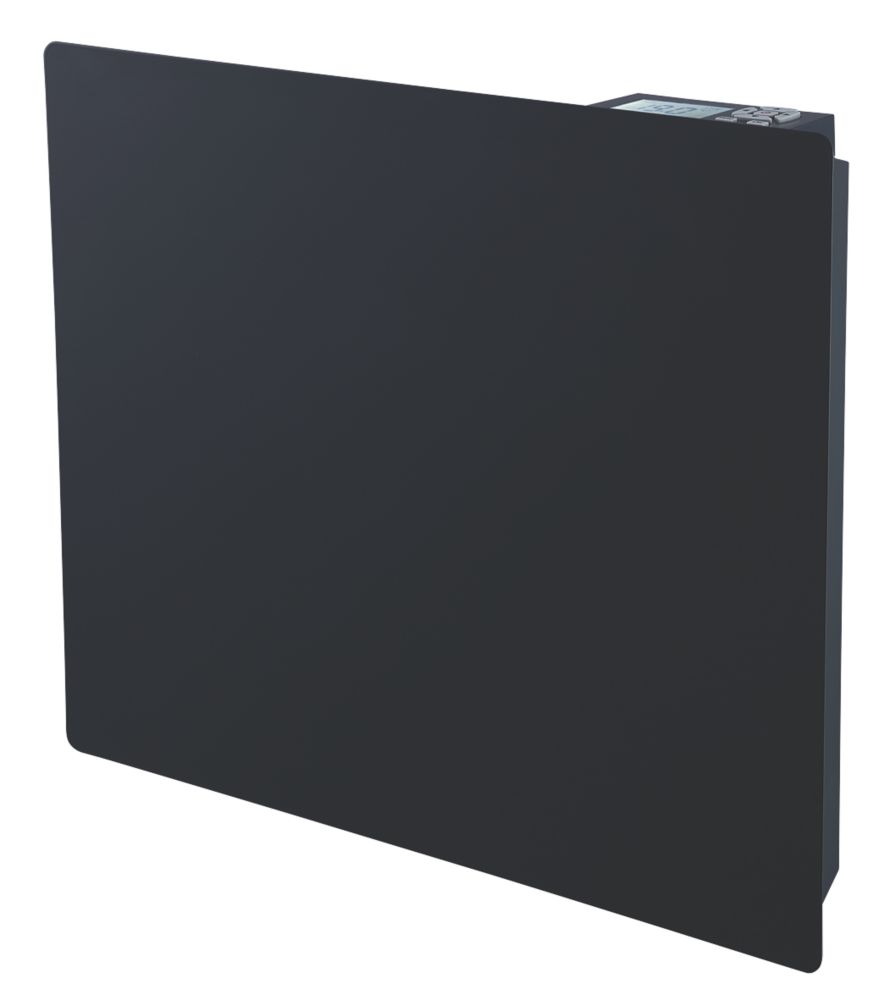 Image of Blyss Saris Wall-Mounted Panel Heater Dark Grey 1000W 