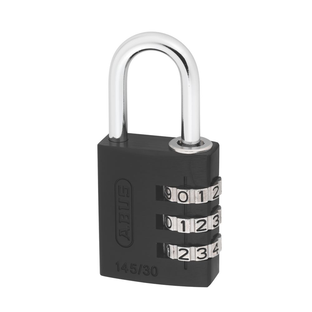 Image of Abus MyCode Aluminium Combination Padlock Black 31.5mm 
