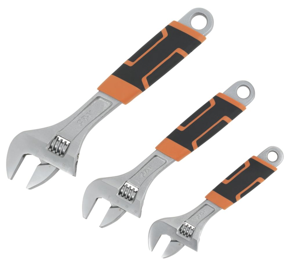 Image of Magnusson Adjustable Wrench Set 3 Pieces 