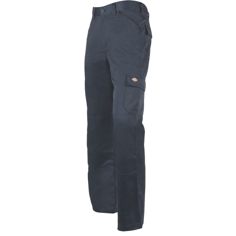 Image of Dickies Everyday Trousers Navy Blue 36" W 34" L 