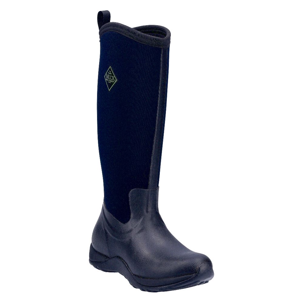Image of Muck Boots Arctic Adventure Metal Free Womens Non Safety Wellies Black Size 6 