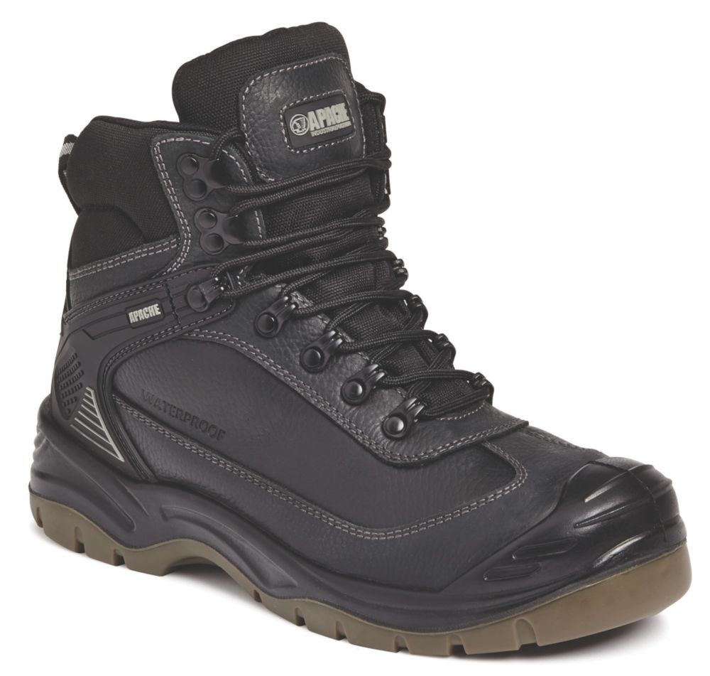 Image of Apache Ranger Safety Boots Black Size 10 