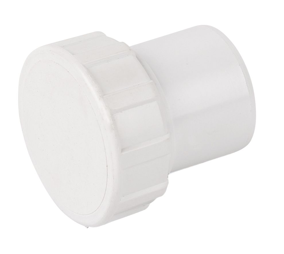 Image of FloPlast ABS Access Plugs White 40mm 5 Pack 