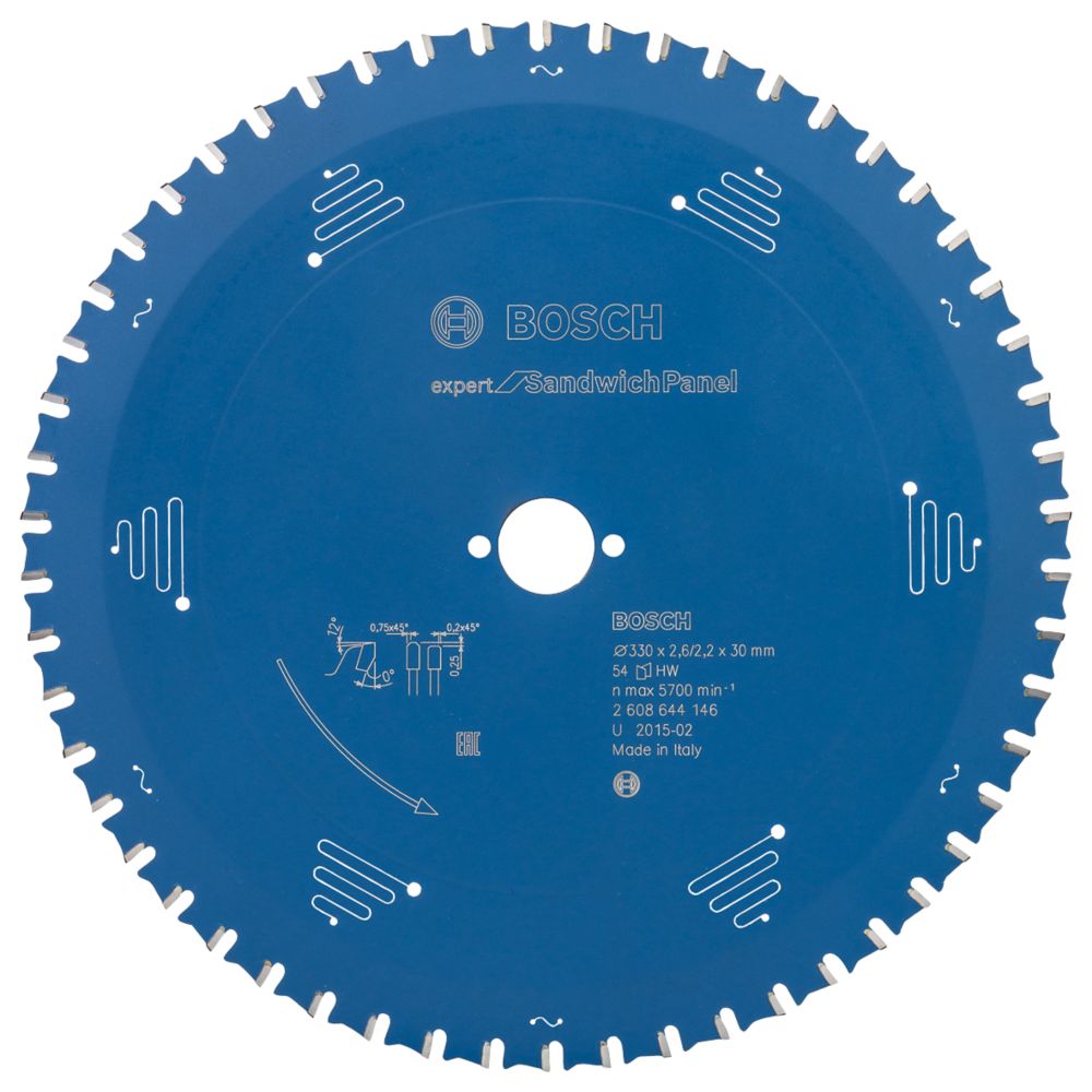 Image of Bosch Expert Sandwich Panel Circular Saw Blade 330mm x 30mm 54T 