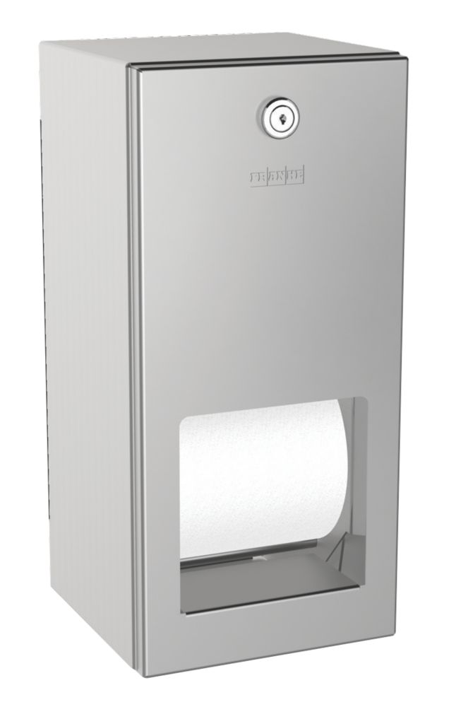 Image of Rodan Lockable Double Toilet Roll Holder Stainless Steel 