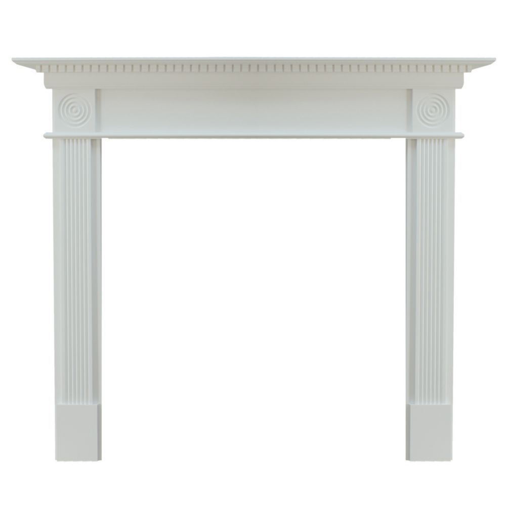 Image of Focal Point Woodthorpe Fire Surround White 1375mm x 1126mm 