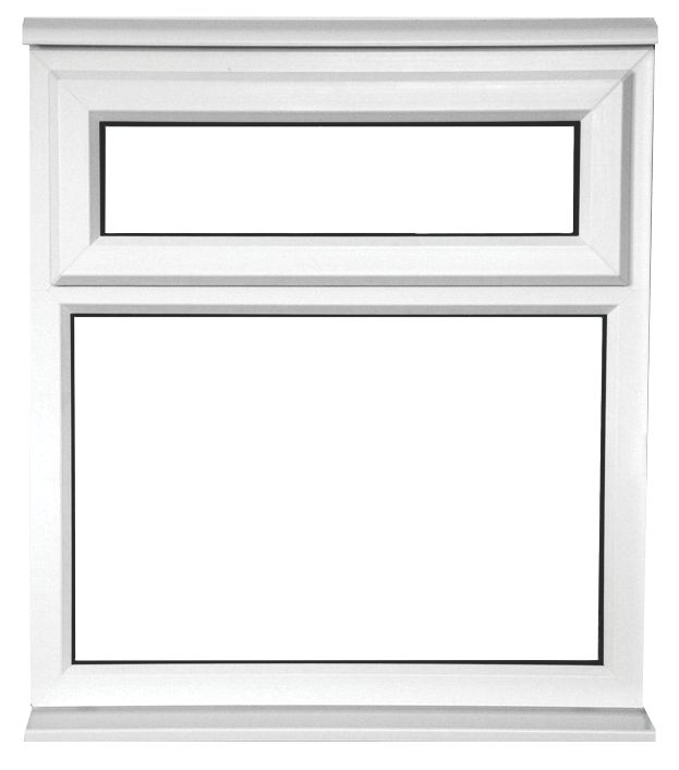 Euramax Tf Top Opening Double Glazed Upvc Window Clear 915 X 1050mm