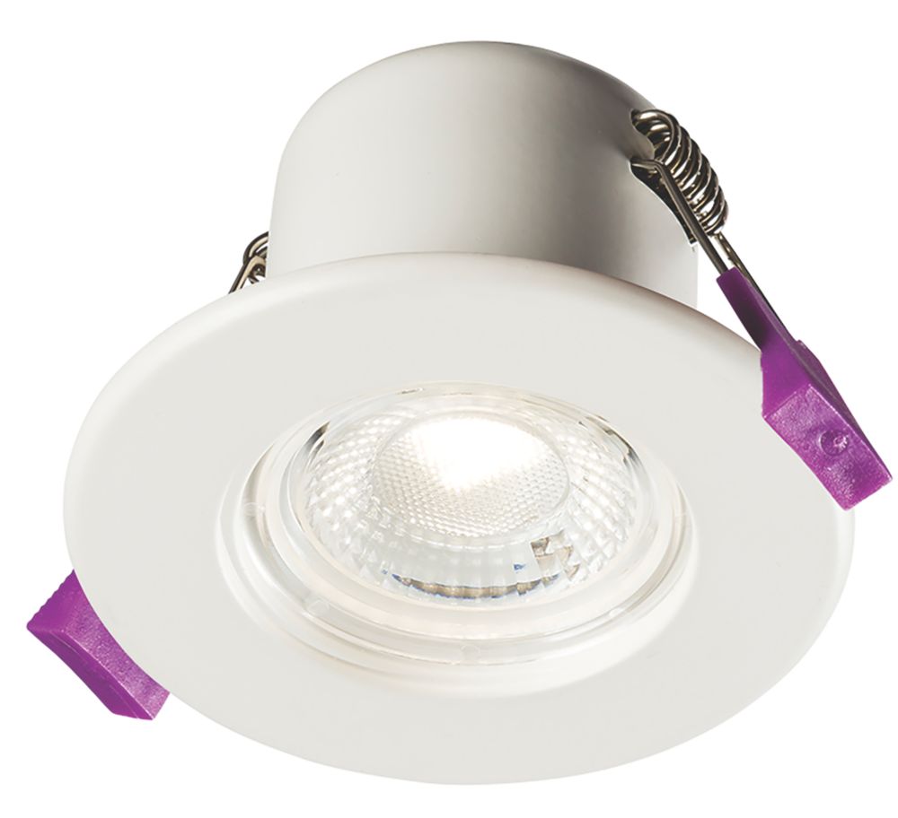 Image of Knightsbridge CFR Fixed Fire Rated LED Downlight White 5W 570lm 