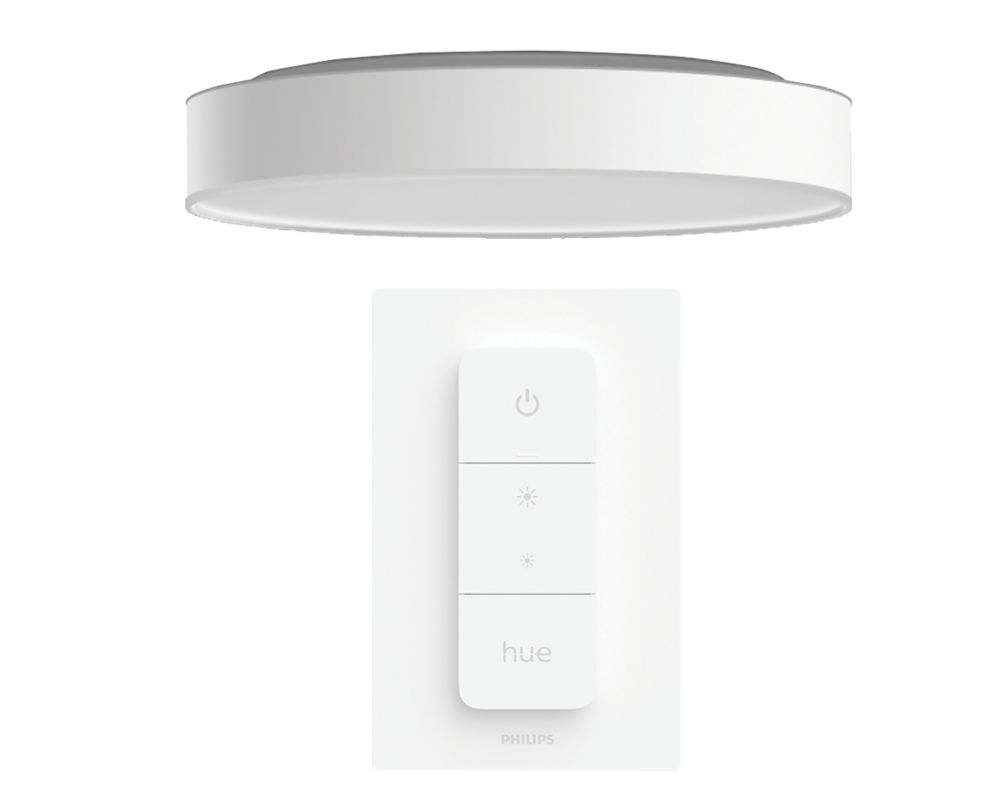 Image of Philips Hue Ambiance Devere LED Large Ceiling Light White 3.35W 4300lm 