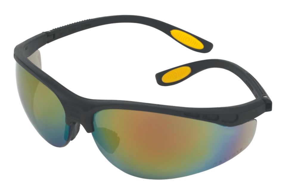 Image of DeWalt Reinforcer Fire Mirror Lens Safety Specs 