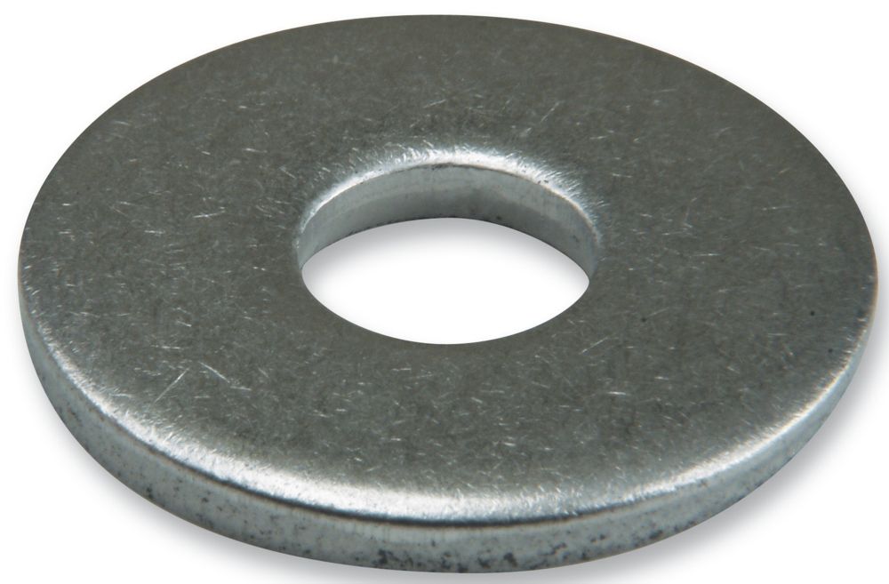 Image of Easyfix A2 Stainless Steel Large Flat Washers M6 x 1.6mm 50 Pack 