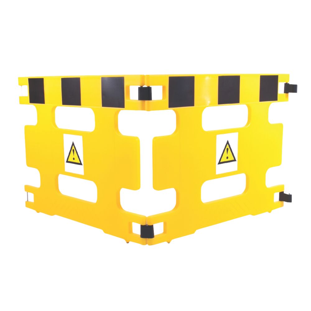 Image of Addgards Handigard 2-Panel Barrier Yellow / Black 970mm 