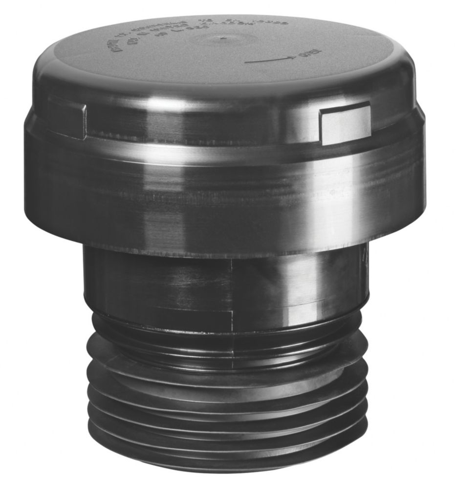 Image of McAlpine VP100E Push-Fit Air Admittance Valve Black 