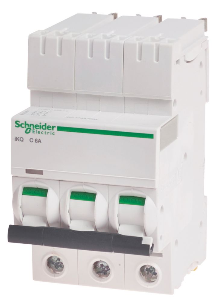 Image of Schneider Electric IKQ 6A TP Type C 3-Phase MCB 