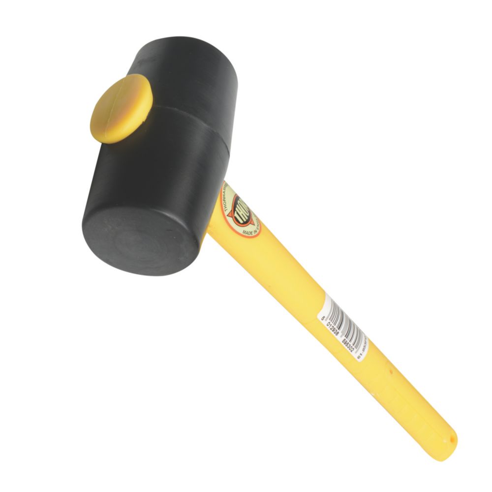 Image of Thor 953FG Black Rubber Mallet 1 1/2lb 
