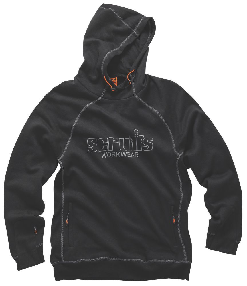 Image of Scruffs Trade Work Hoodie Black Large 44" Chest 