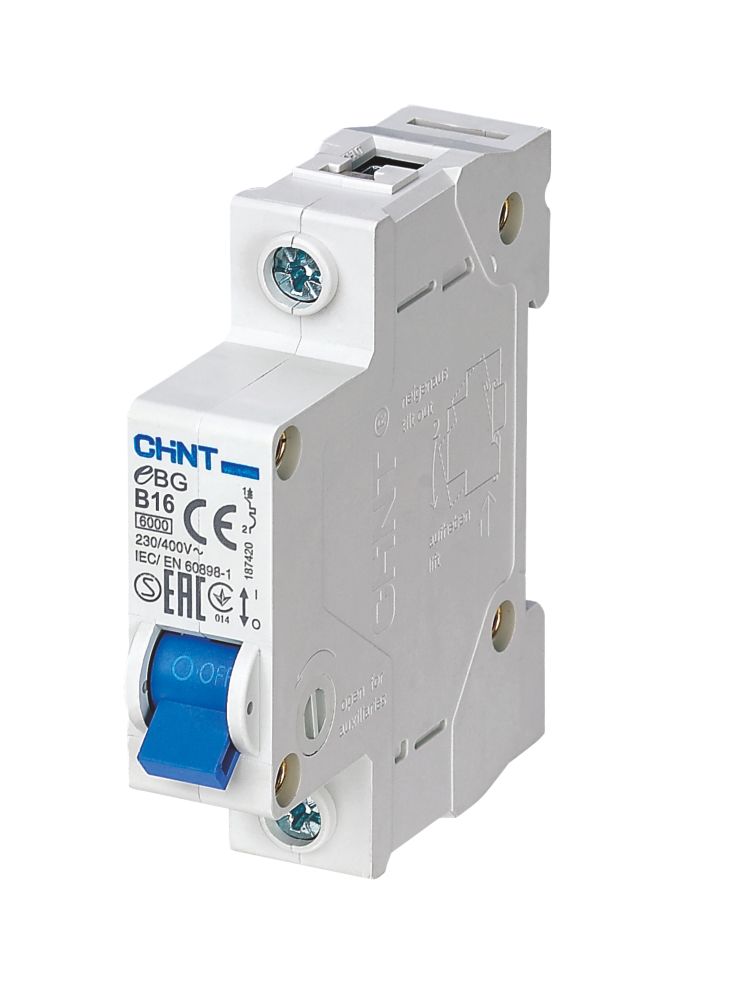 Image of Chint EBG 16A SP Type B MCB 