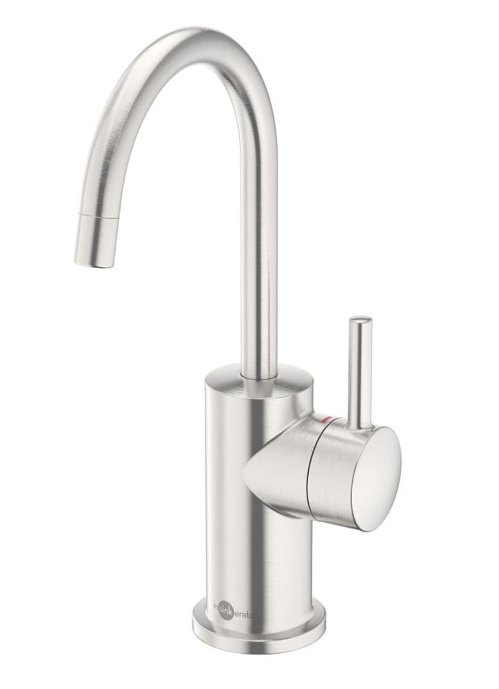Image of InSinkErator Moderno Hot Water Side Tap Brushed Steel 