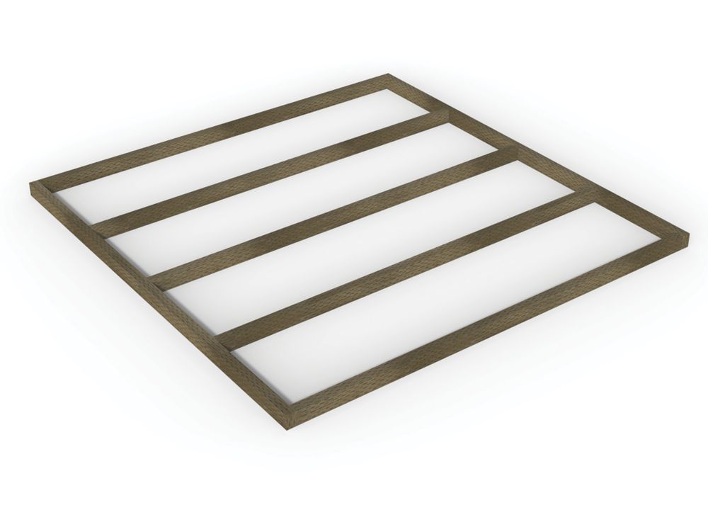 Image of Forest SBP66MIN 8' x 8' Timber Shed Base with Assembly 