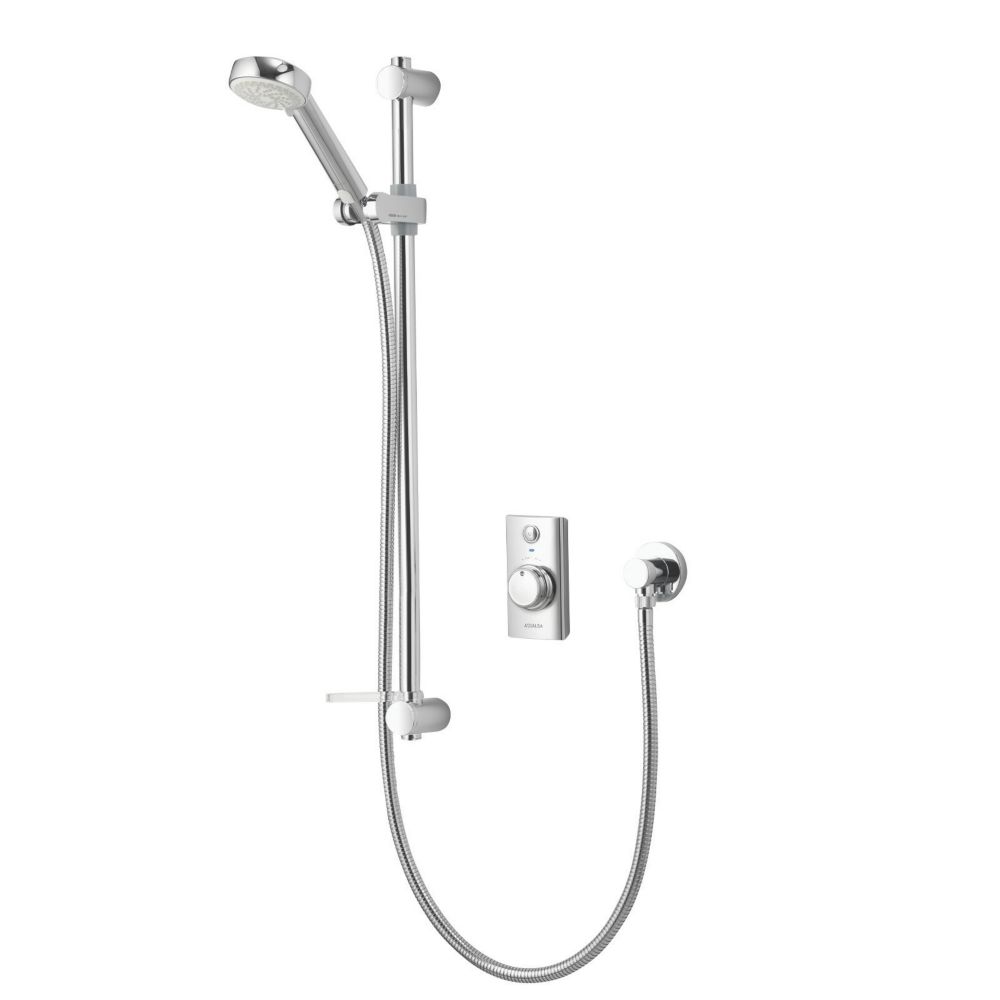Image of Aqualisa Visage Smart Gravity-Pumped Rear-Fed Chrome Thermostatic Smart Shower 