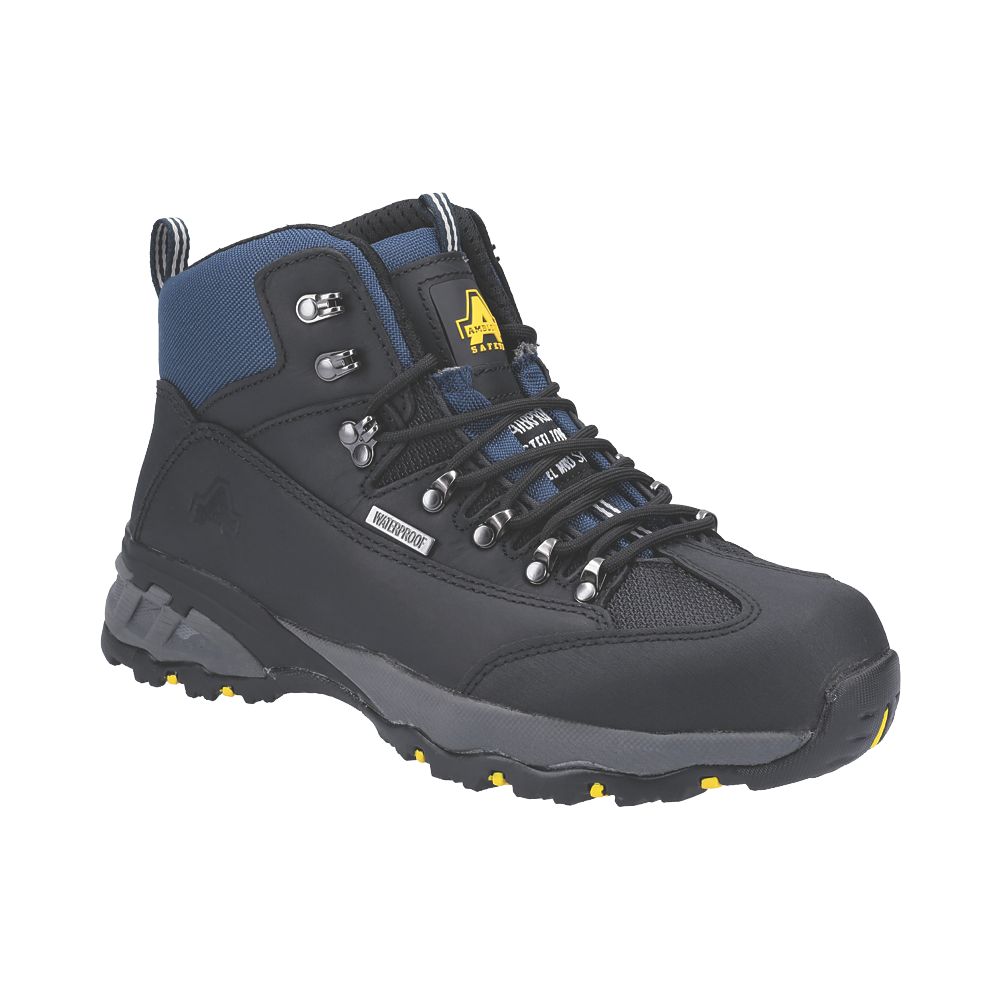 Image of Amblers FS161 Safety Boots Black/Blue Size 13 