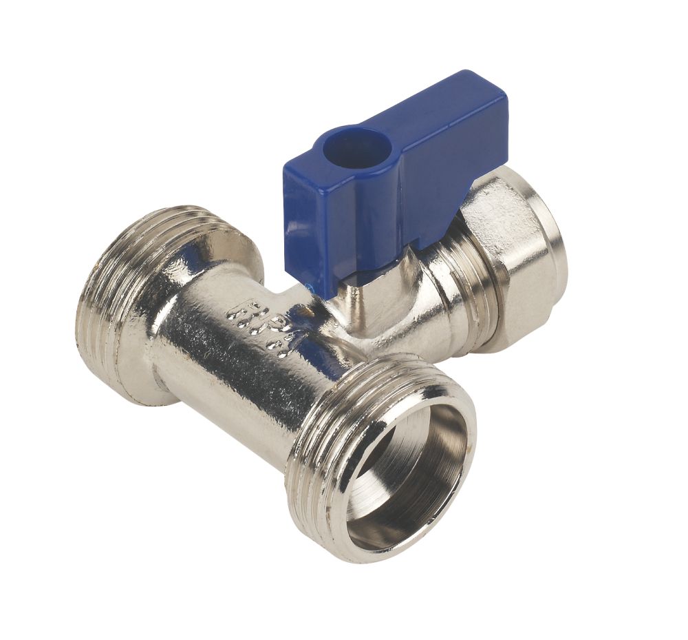 Image of BSP Compression Appliance Tee Brass 3/4" x 3/4" x 15mm 