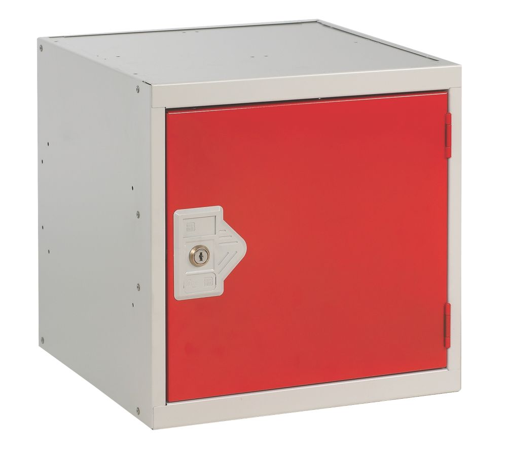 Image of QU1515A01GURD Security Cube Locker Red 