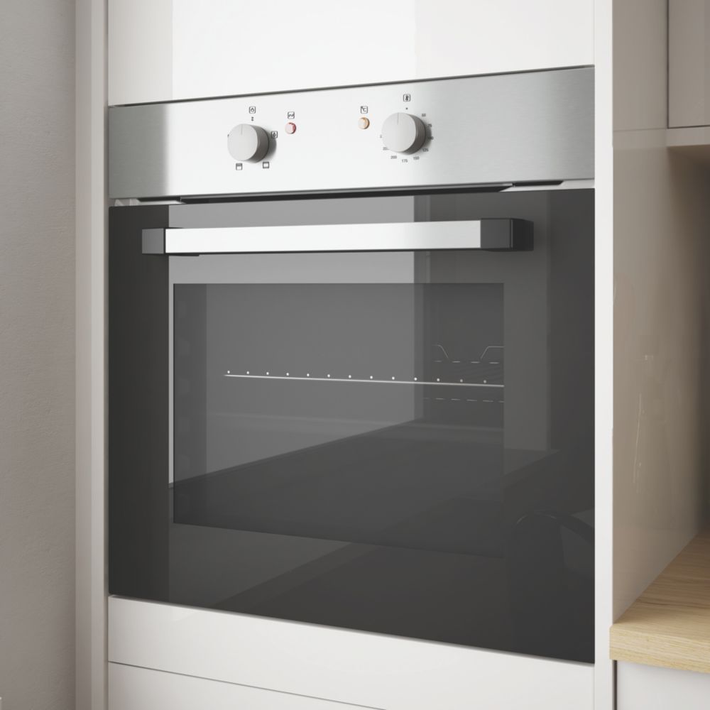 Image of Cooke & Lewis CSB60A Built- In Single Electric Oven Stainless Steel 595mm x 595mm 