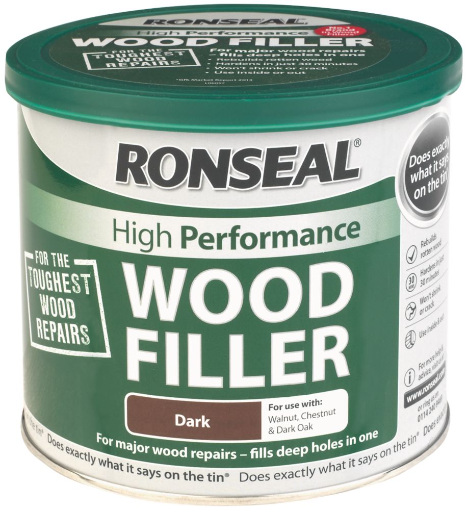 Image of Ronseal Wood Filler Dark 550g 