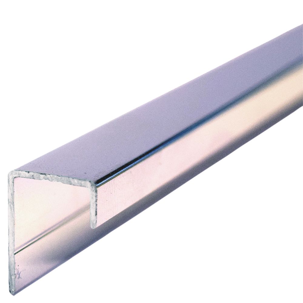 Image of Multipanel Type C End Cap Polished Aluminium 2450mm x 11mm 
