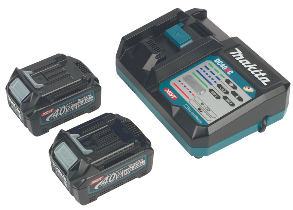 Image of Makita 191V31-3 40V 2.5Ah Li-Ion XGT Power Source Kit 